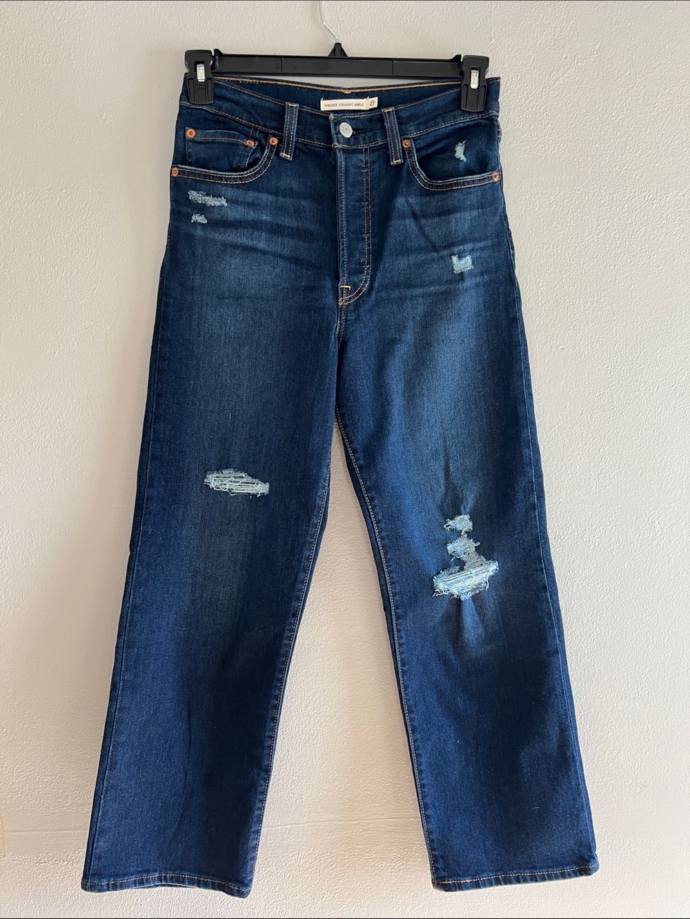 Levi’s ribcage straight ankle size 27